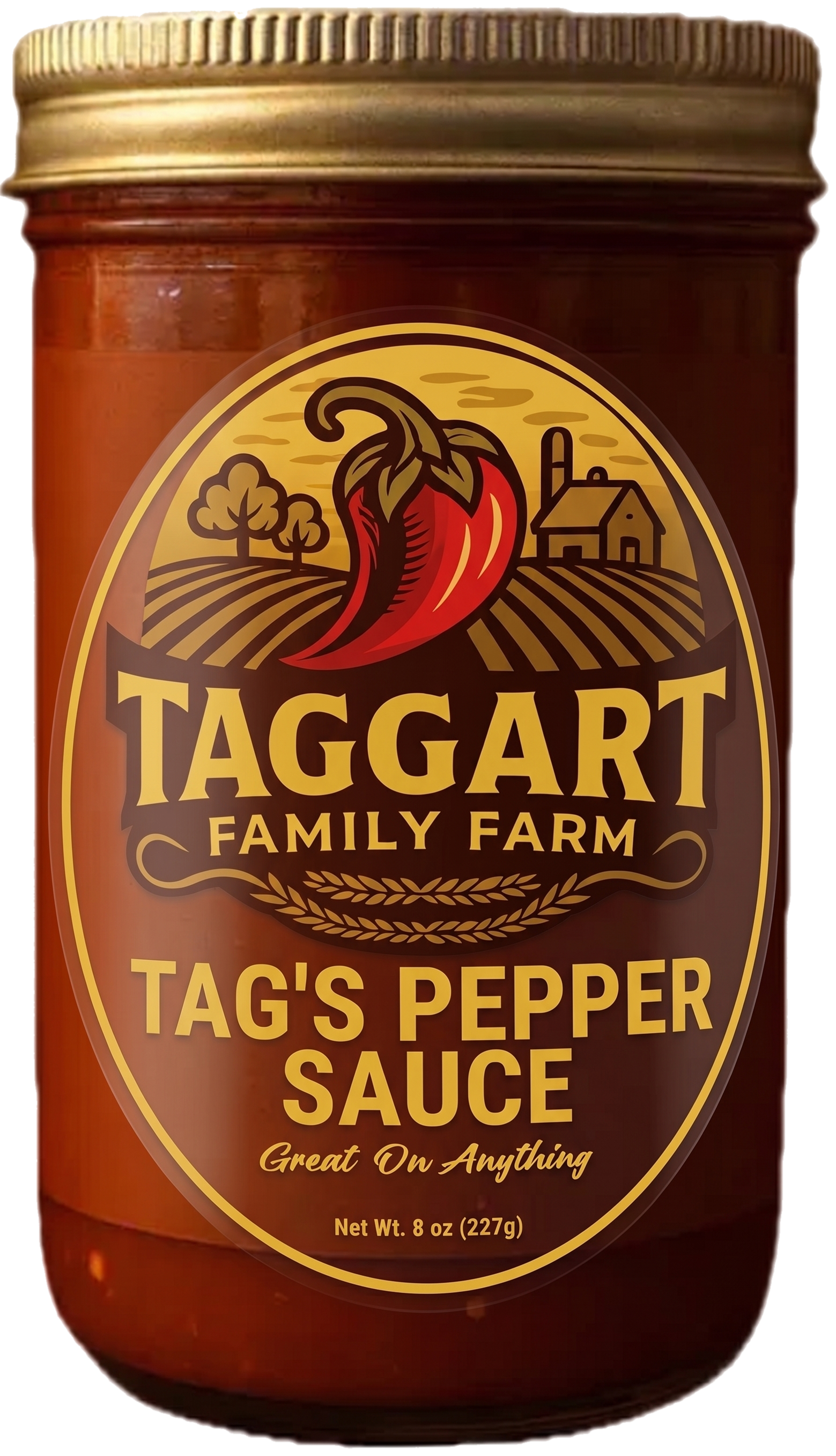 Tag's Pepper Sauce Mild 8 oz jar