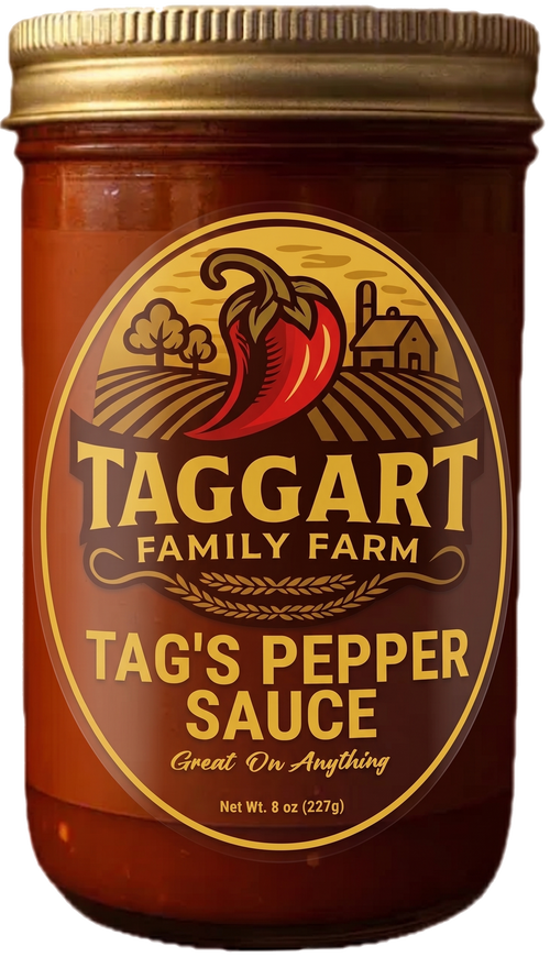 Tag's Pepper Sauce Mild 8 oz jar